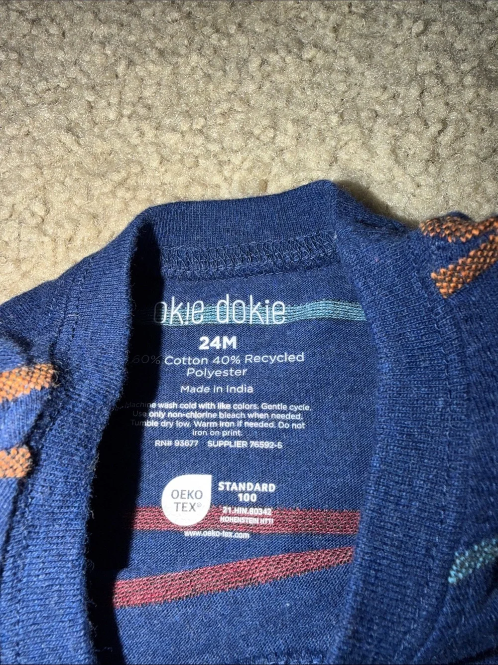 okie dokie navy blue